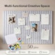 image 8 of Levede Felt Notice Board 12PCS Wall Tiles Pin Board Self Adhesive Grey 30x30cm