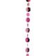 image 1 of Amscan Circle Hanging Decoration - Pink/Black - One Size