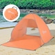 image 10 of Outsunny 2-3 Person Pop up Tent Instant Camping Tent Sun Shade Shelter | Blue | Blue