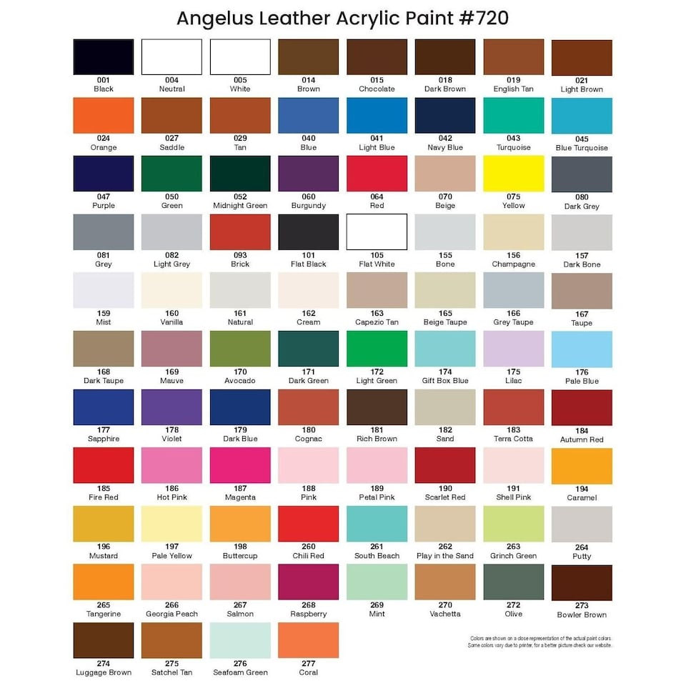 image 1 of Angelus Leather Paint for Sneaker Customs and Shoes 1oz