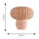 image 7 of ValueLights Portobello Natural Rattan Mushroom Ceiling Shade | Brown