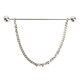 image 1 of Supreme Products Classic Tie Pin - Silver - One Size