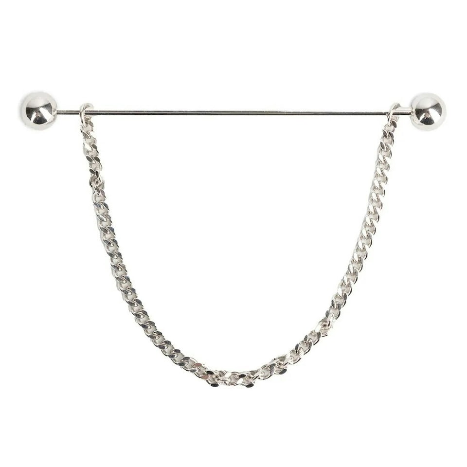image 1 of Supreme Products Classic Tie Pin - Silver - One Size