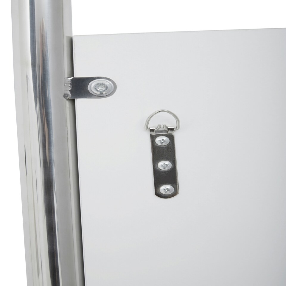 image 1 of Interiors by Premier Silver Finish Frame Floor Mirror Silver