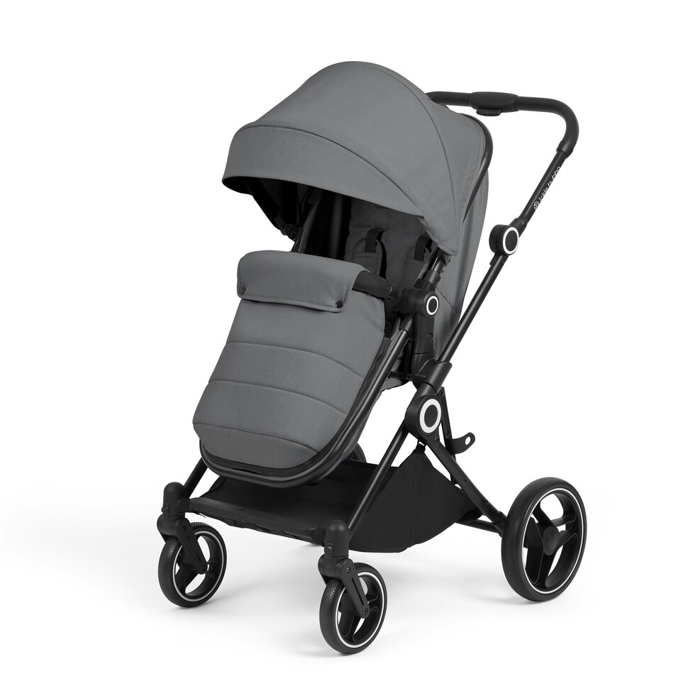 image 1 of Atom 2-in-1 Pushchair – Birth to 22kg (Approx. 4 Years), Lightweight, Compact Fold, Convertible Lie-Flat Seat, Parent & World Facing & More (Graphite Grey)
