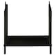 image 10 of Outsunny Firewood Log Holder Wood Storage Rack w/ Handles Outdoor Indoor, Black