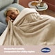 image 5 of Silentnight Snugsie Giant Blanket, Sherpa Fleece Lined, Natural, 240 x 180 cm