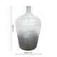 image 6 of Verre Stem Frosted Vase Blue