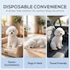 image 6 of PawHut Dog Diapers Super Absorbent for Male Dogs Size M