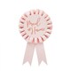 image 1 of Rose Gold Maid Of Honour Rosette Hen Party Badge 20cm