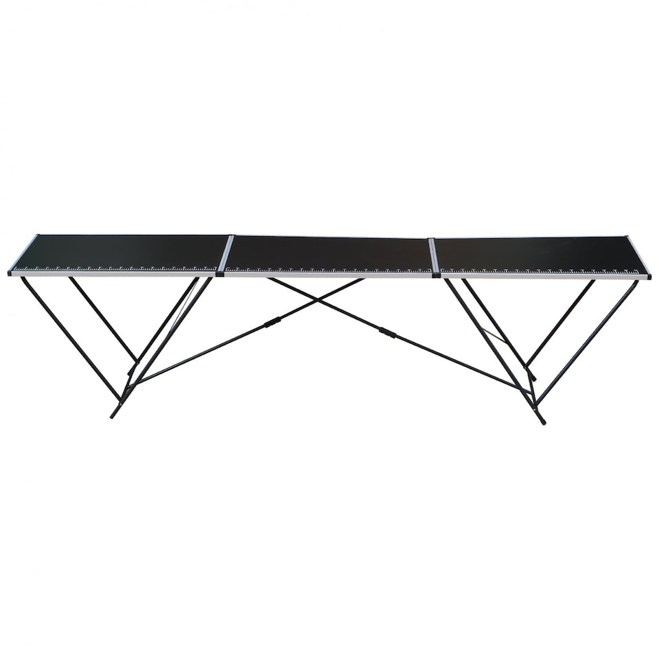 image 1 of 3m Aluminium Folding Wallpaper Pasting Decorating Table | Black
