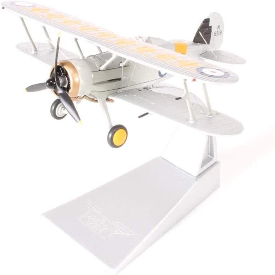 image 1 of Corgi AA36211 Gloster Sea Gladiator 802 Naval Air Squadron HMS Glorious June 1939 1:72
