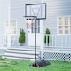 image 2 of Yaheetech Portable Basketball Hoop 170.5-230.5 cm Hoop Height Adjustment Black