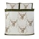 image 5 of Angus Stag Brushed Cotton Bedding Set Grey | Single