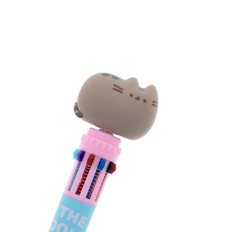 image 1 of Pusheen 10 Colour Spinny Pen