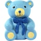 image 1 of Anniversary House Teddy Bear Cake Topper - Blue - One Size