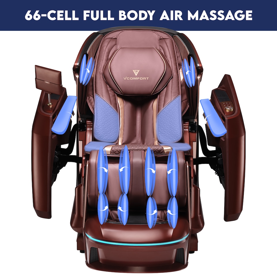 image 1 of RoyalGlide Duo Pro Max AI Massage Chair (RK9500), Grey