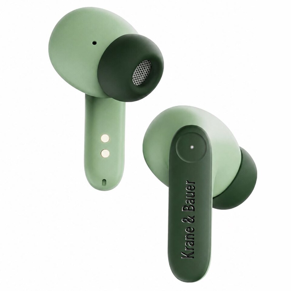 image 1 of Krane & Bauer Blizzard II Wireless In-Ear Headphones, Green