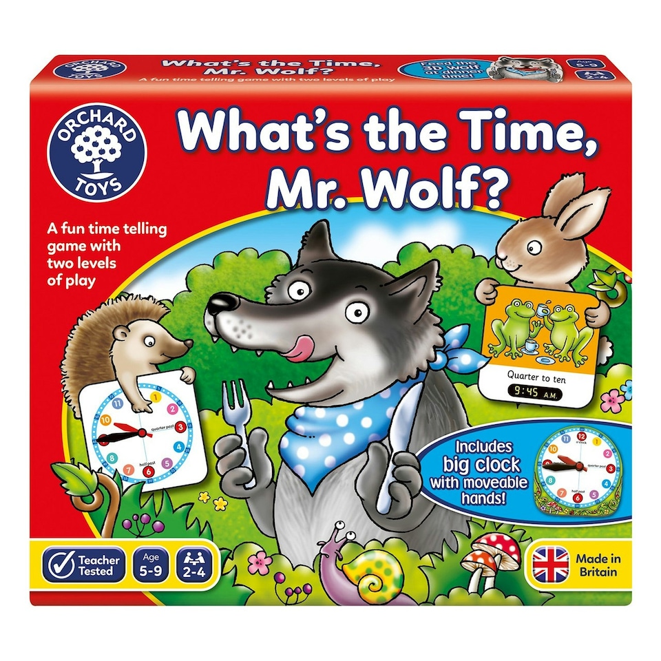 image 1 of Orchard Toys What's the Time, Mr Wolf Game