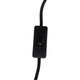 image 3 of Victoria - Black Plug in Wall Light with Frosted Glass Shade Black | White