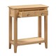 image 2 of Strathclyde Contemporary Console Table in Oak