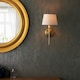 image 3 of Rouen Fitting Only Wall Lamp, Antique Brass Plate