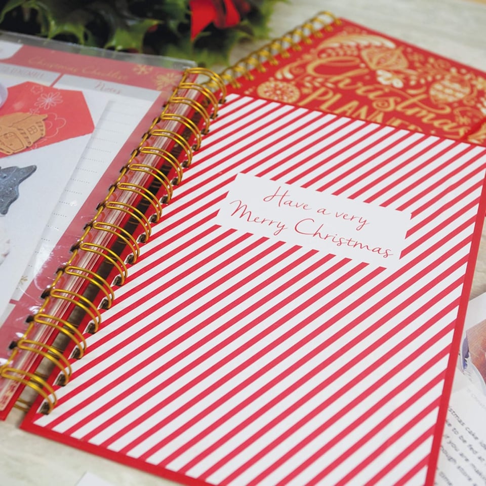 image 1 of Rachel Ellen A5 Christmas Organiser Book - 5 Year Planner