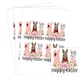 image 1 of Happy Easter Square Stickers 95mm - Sheet of 4