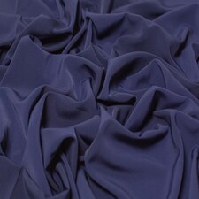Minerva Core Range Navy Luxury Smooth Crepe Fabric for Dressmaking, 148cm / 58" Wide - per metre