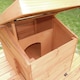 image 6 of Actiaspet Floating Wooden Duck House with Nesting Area | Weatherproof Outdoor Shelter