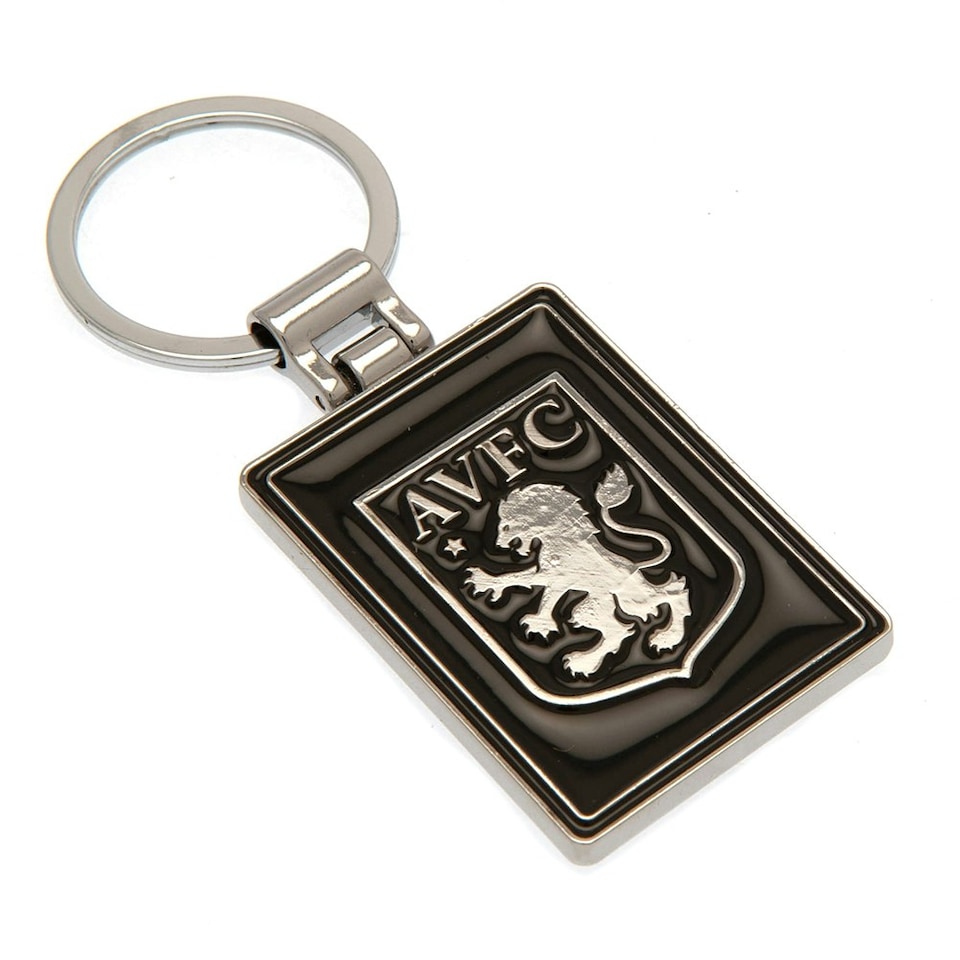 image 1 of Aston Villa FC Keyring Set - Black/Steel - One Size