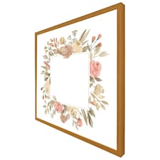 Flower border (Picture Frame) Brown | Oak | L