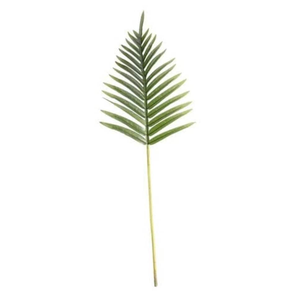 image 1 of Artificial Real Touch Fern Palm Leaf 66cm