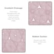 image 2 of Laguna Anti Slip Pink PVC Bath Mat 68cm x 37cm | Pink | Pink | 1