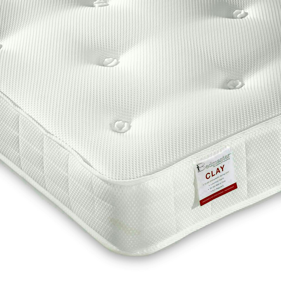 image 1 of Carra Triple Sleeper Bunk White And Clay Orthopaedic Mattresses