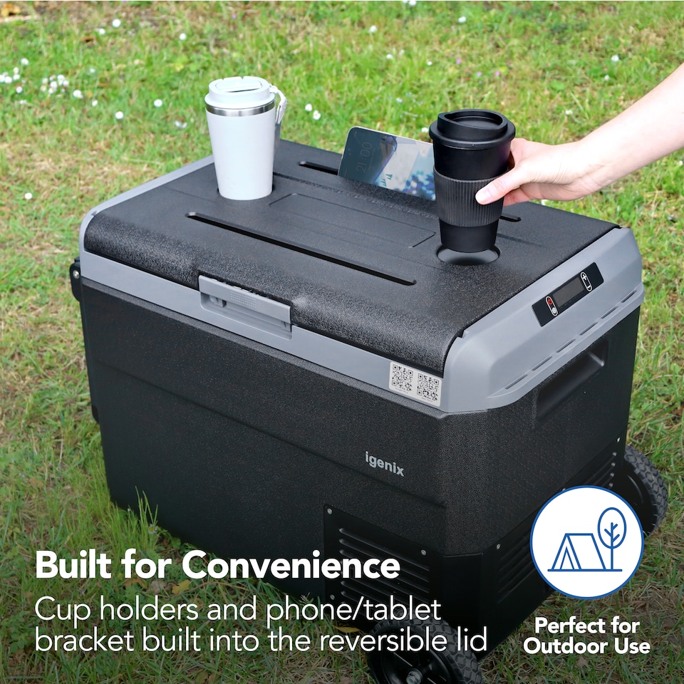 image 1 of Igenix IGBF04000B 50L Portable Drinks Fridge