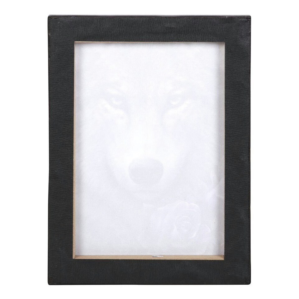 image 1 of Spiral Direct Canvas Wolf Roses Plaque - Multicoloured - One Size
