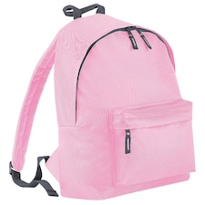 Bagbase Fashion Backpack / Rucksack (18 Litres) - Classic Pink/Graphite - One Size
