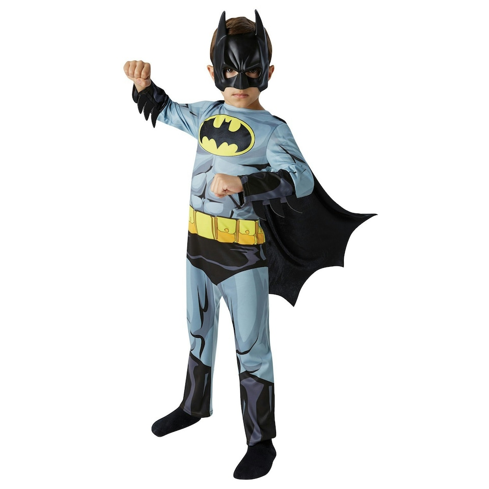 image 1 of Batman Boys Comic Costume - Grey/Black/Yellow - L L