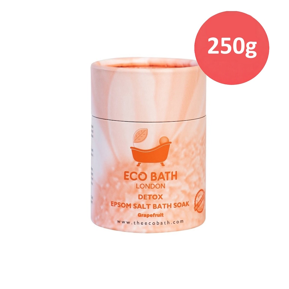 image 1 of Detox Grapefruit Epsom Salt Bath Soak Gift Tube