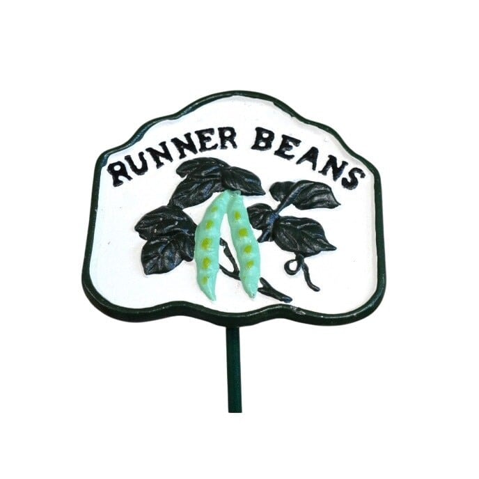 Gifts Direct 2 U Garden Stake Plant Vegetable Sign - Runner Beans