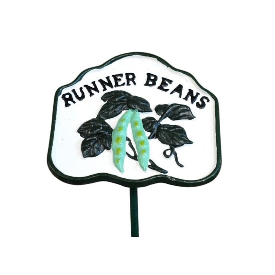 image 1 of Garden Vegetable Sign Marker - Runner Bean