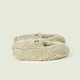 image 3 of Warmies Microwavable Slippers Latte Colour One size
