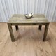 image 5 of Dining Table Brown Rustic Wood Effect, Place for 6 Seats for Kitchen, Office or Dining room (H75 x L140 x W80 CM) Brown