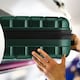 image 2 of Flight Knight Suitcase Set, Large Suitcase, Extra Large Suitcase, Cabin Suitcase 55x40x20cm - 60+ Airlines Approved - EasyJet, Jet2, Ryanair Priority Carry On Green | Forest Green/Black  | Large