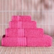 image 7 of OHS 4 x Luxury 100% Cotton 500GSM Bathroom Face Cloth Towel Blue | Denim Blue | Face cloth