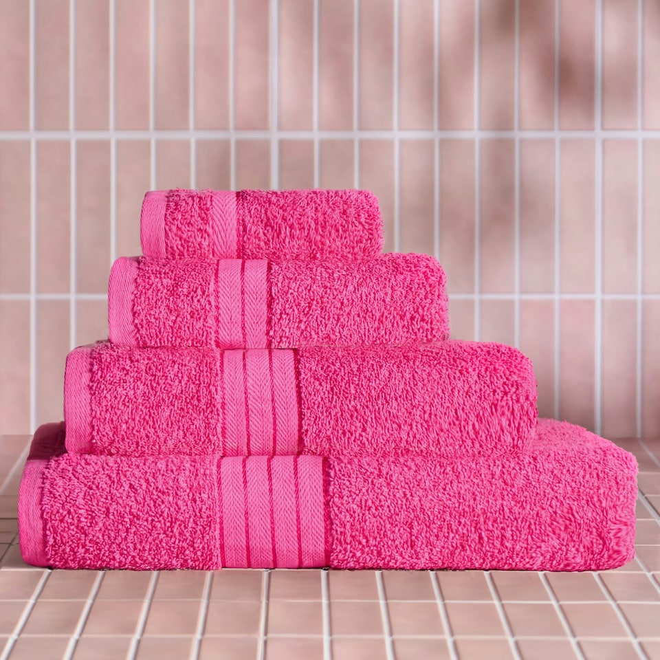 image 1 of OHS 4 x Luxury 100% Cotton 500GSM Bathroom Face Cloth Towel Blue | Denim Blue | Face cloth