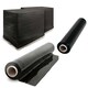 image 3 of 6 x Strong Black 400mm Water & Moisture Proof Pallet Shrink Wrap Easy To Use Cling Film Rolls