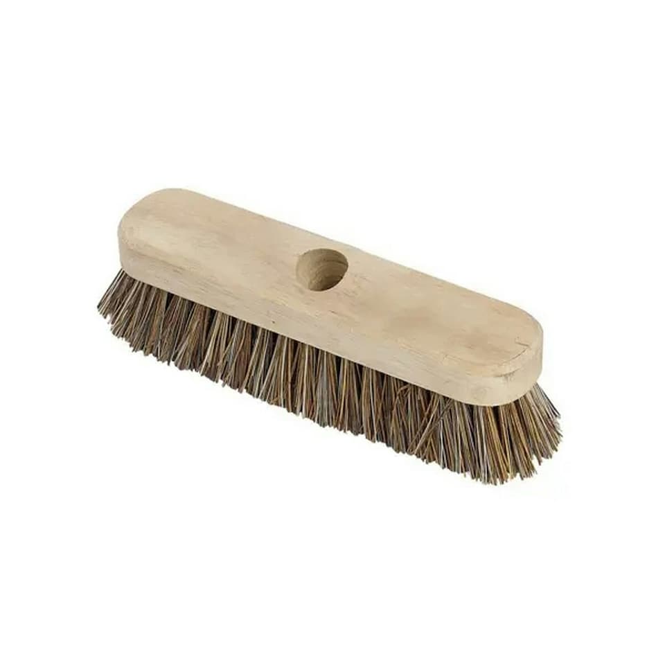 Head Only 9 Wooden Deck Scrub - One Colour - One Size