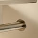 image 3 of Cosmic Wall Mounted Toilet Roll Holder w/ Durable Metal for Bathroom Grey Finish
